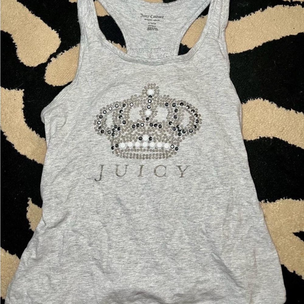 juicy couture tank with lace open back